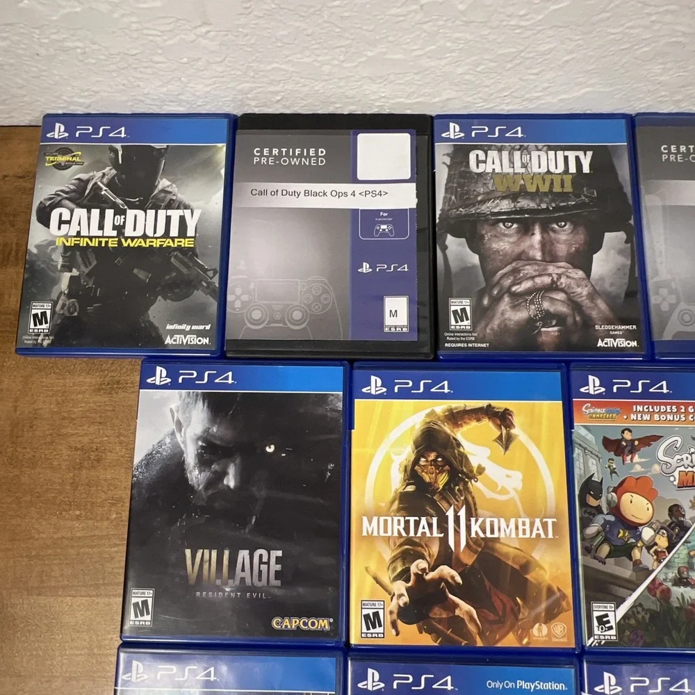 PS4 Lot Of 23 Games Resident Evil, Uncharted, Call Of Duty, Horizon, Dying Light